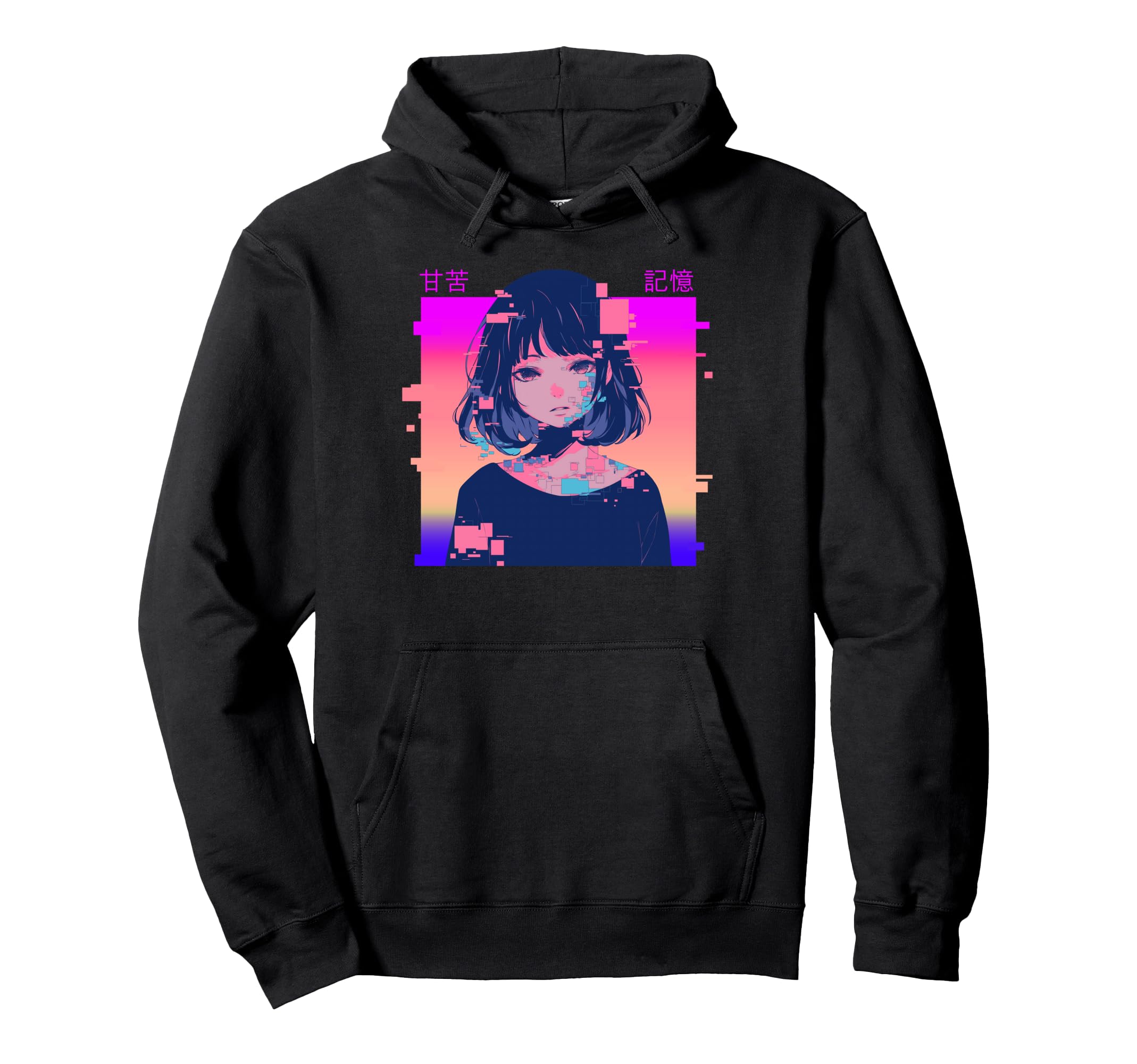 Bittersweet Memories Sad Anime Hoodie - Fun Novelty Design for Adults - T-Shirt, Sweatshirt, Hoodie