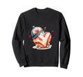 Funny Baseball Sport Heart Sweatshirt - Novelty Apparel for Adults - T-Shirt, Sweatshirt, Hoodie