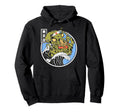 Kraken Eating Ramen Kanagawa Wave Hoodie - Fun Novelty Design Unisex - T-Shirt, Sweatshirt, Hoodie