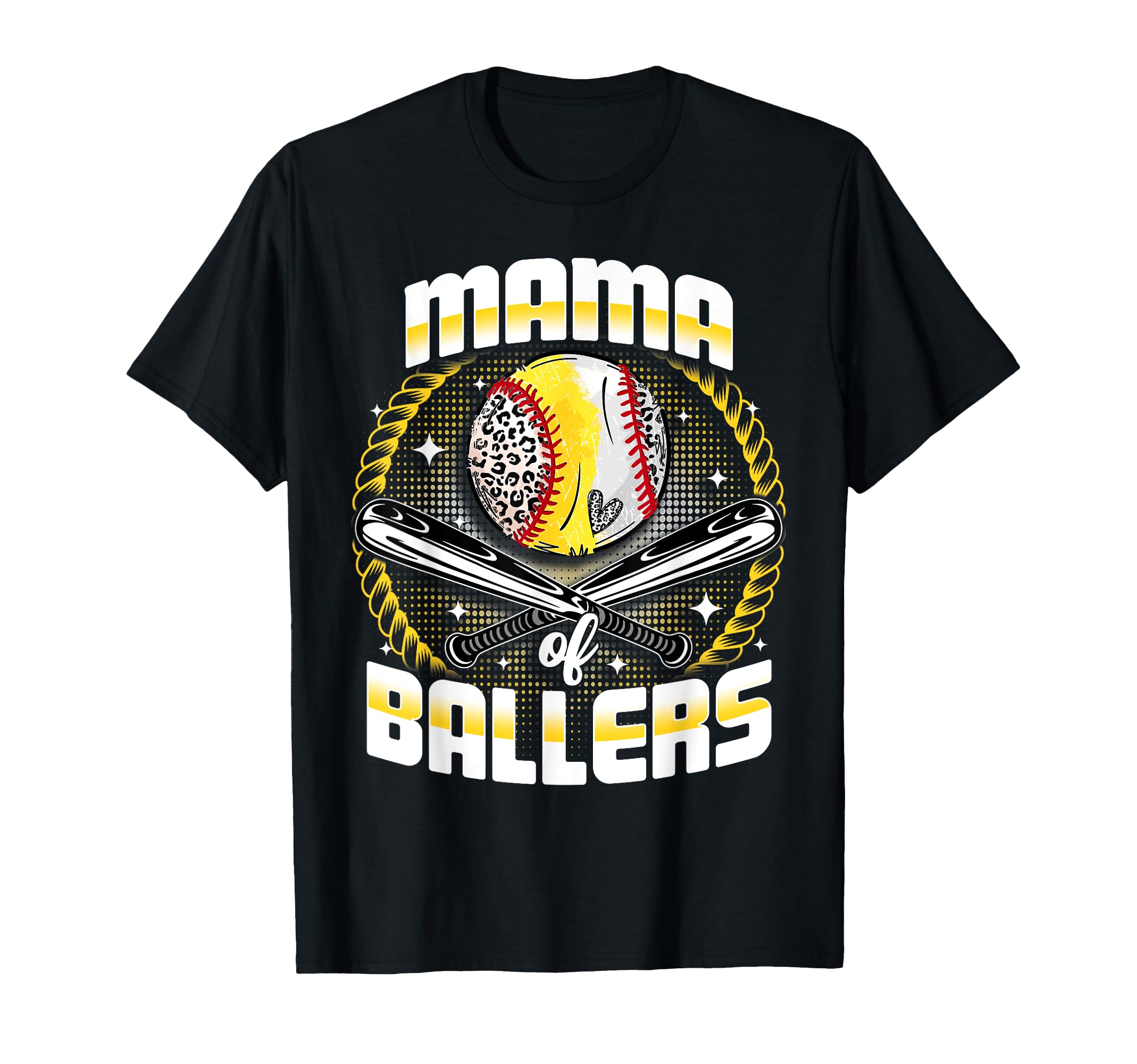 Baseball Softball Mama Ballers T-Shirt - Streetwear Style for Adults - T-Shirt, Sweatshirt, Hoodie