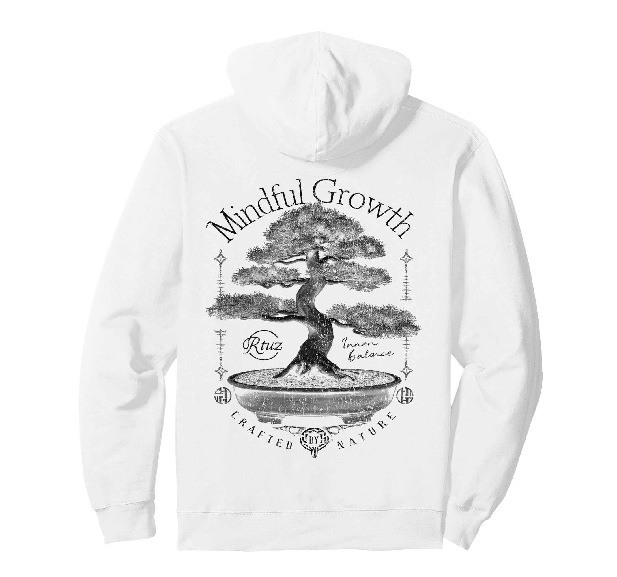Back Y2K Streetwear Bonsai Hoodie - Streetwear Style Unisex - T-Shirt, Sweatshirt, Hoodie