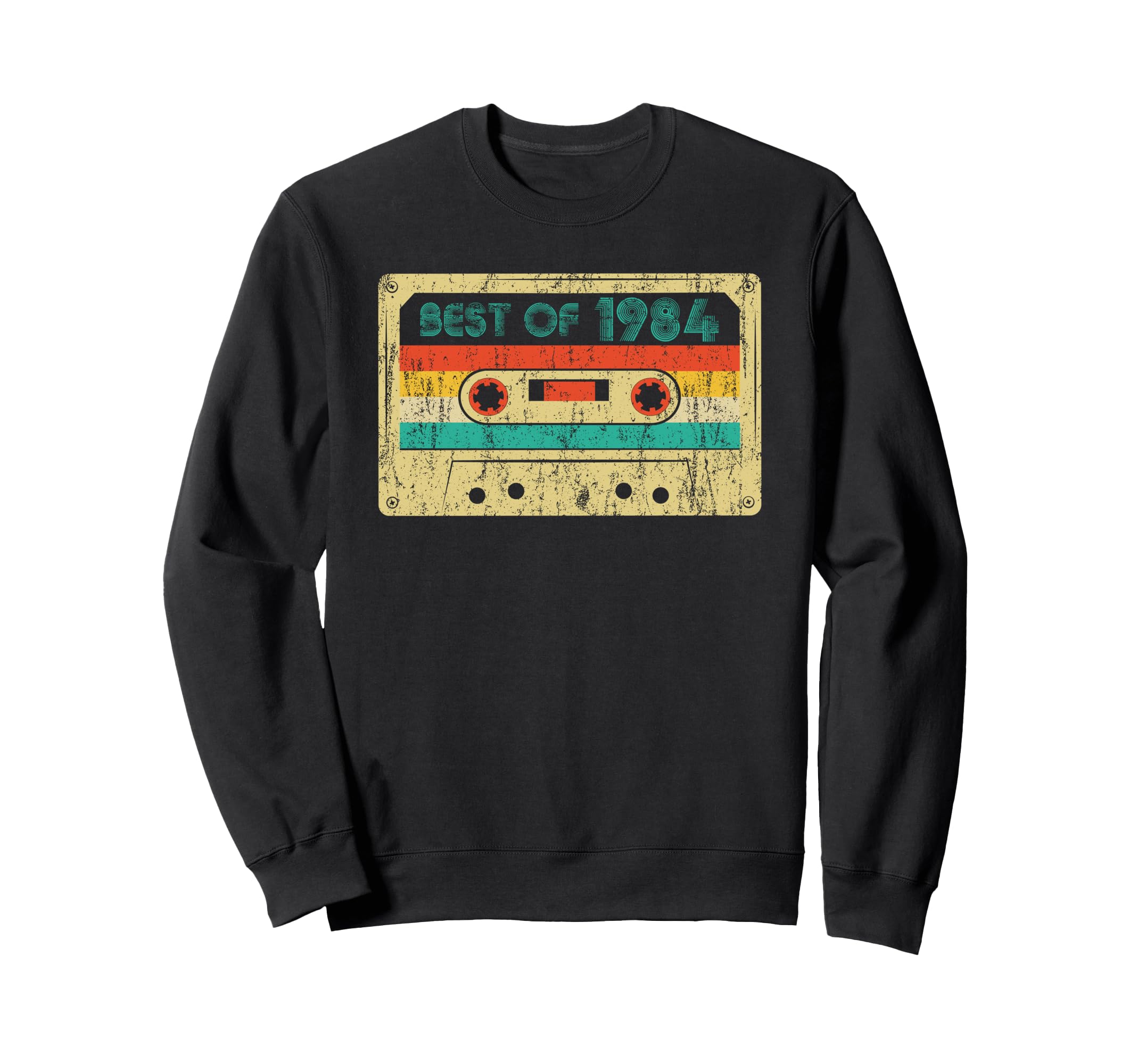 Best 1984 Birthday Yrs 1984 Cassette Sweatshirt - Streetwear Style Unisex - T-Shirt, Sweatshirt, Hoodie