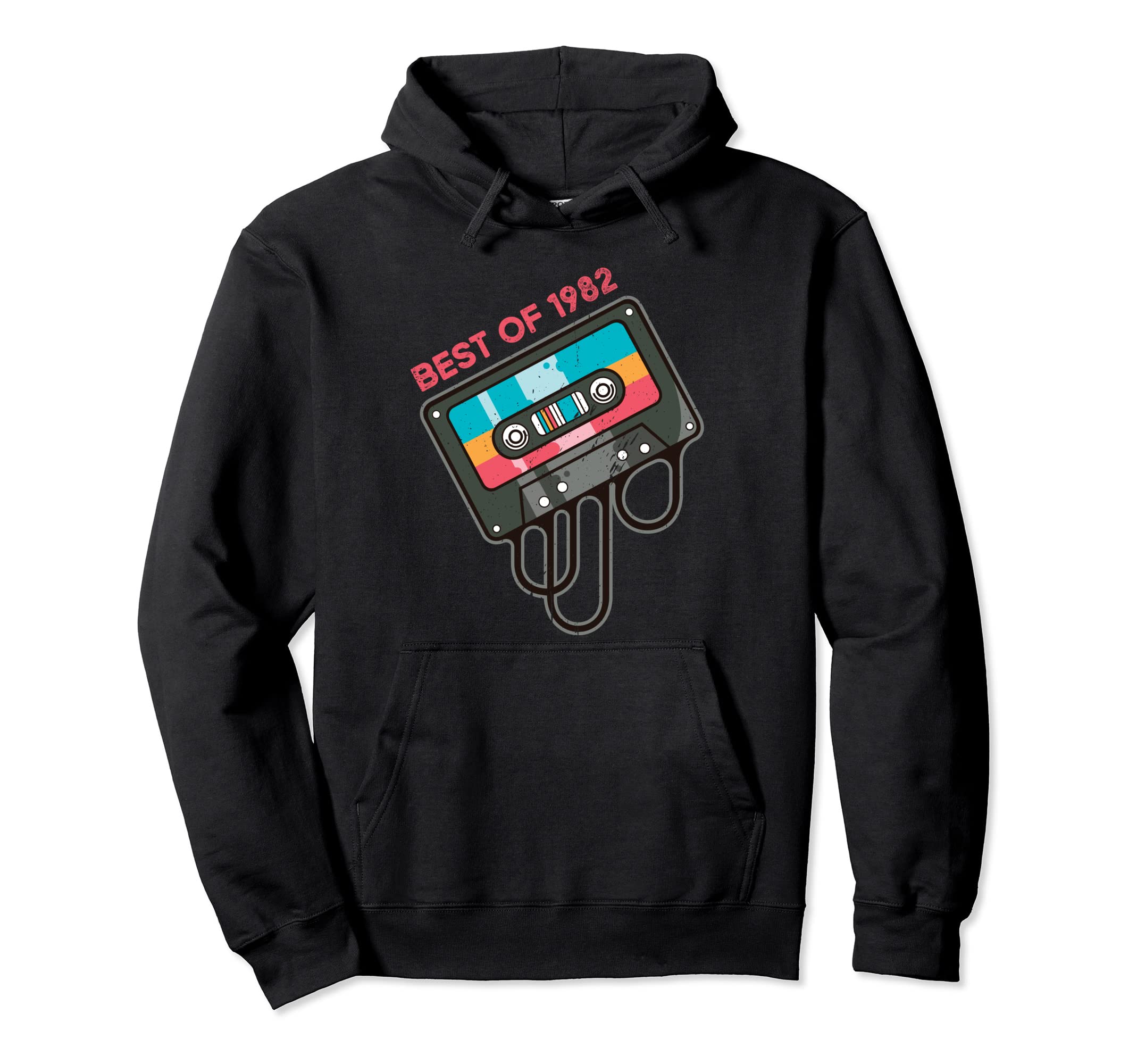 40Th Birthday Best 1982 Music Tees Hoodie - Aesthetic Graphic for Adults - T-Shirt, Sweatshirt, Hoodie
