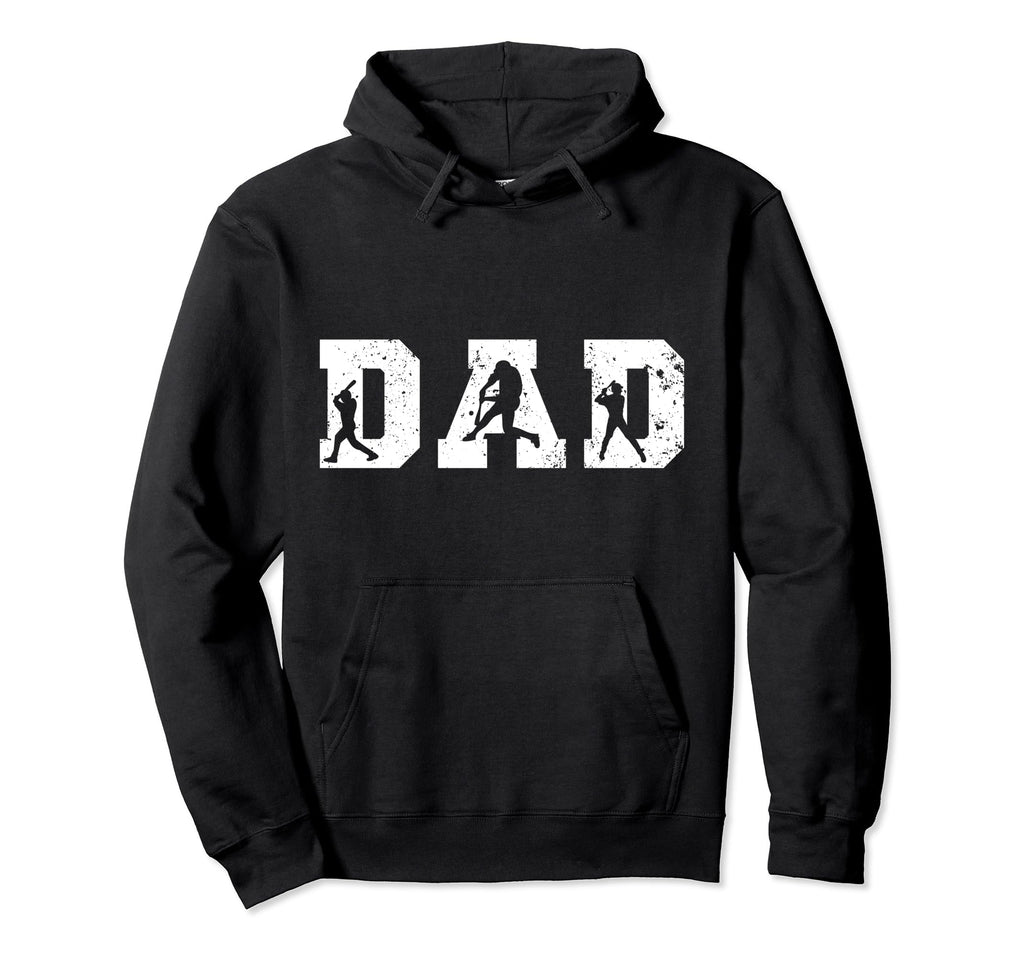 Dad Proud Baseball Dad Baseball Hoodie - Casual Everyday Wear Unisex - T-Shirt, Sweatshirt, Hoodie