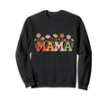 Floral Mama Boho Wildflower Motherhood Sweatshirt - Novelty Apparel Unisex - T-Shirt, Sweatshirt, Hoodie