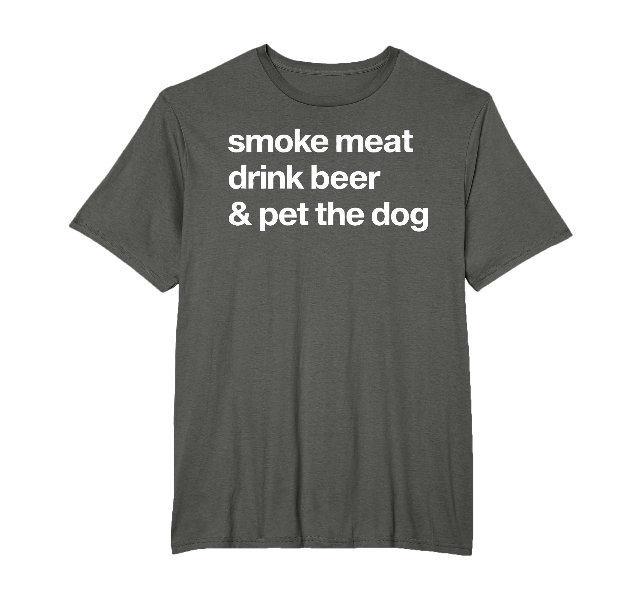 Smoke Meat Drink Beer Pet Dog Bbq T-Shirt - Novelty Apparel Men Women - T-Shirt, Sweatshirt, Hoodie