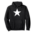 Cyber Y2K Star Front Black And White Room Hoodie - Trendy Graphic Unisex - T-Shirt, Sweatshirt, Hoodie