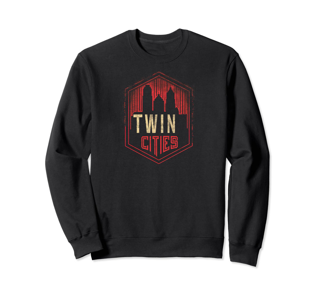 Twin Cities Grit 90S Grunge Sweatshirt - Fun Novelty Design Men Women - T-Shirt, Sweatshirt, Hoodie