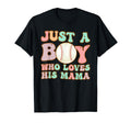 Just Who Loves His Mama Baseball Groovy T-Shirt - Streetwear Style Unisex - T-Shirt, Sweatshirt, Hoodie