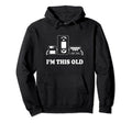 Im This Old Floppy Disk Vhs Tapes Hoodie - Minimalist Print for Adults - T-Shirt, Sweatshirt, Hoodie