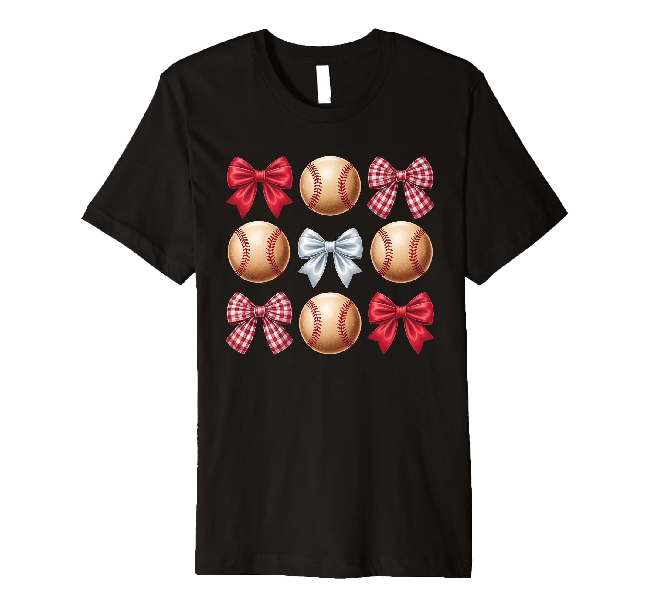 Coquette Bow Baseball Game Day Cheer T-Shirt - Streetwear Style Men Women - T-Shirt, Sweatshirt, Hoodie