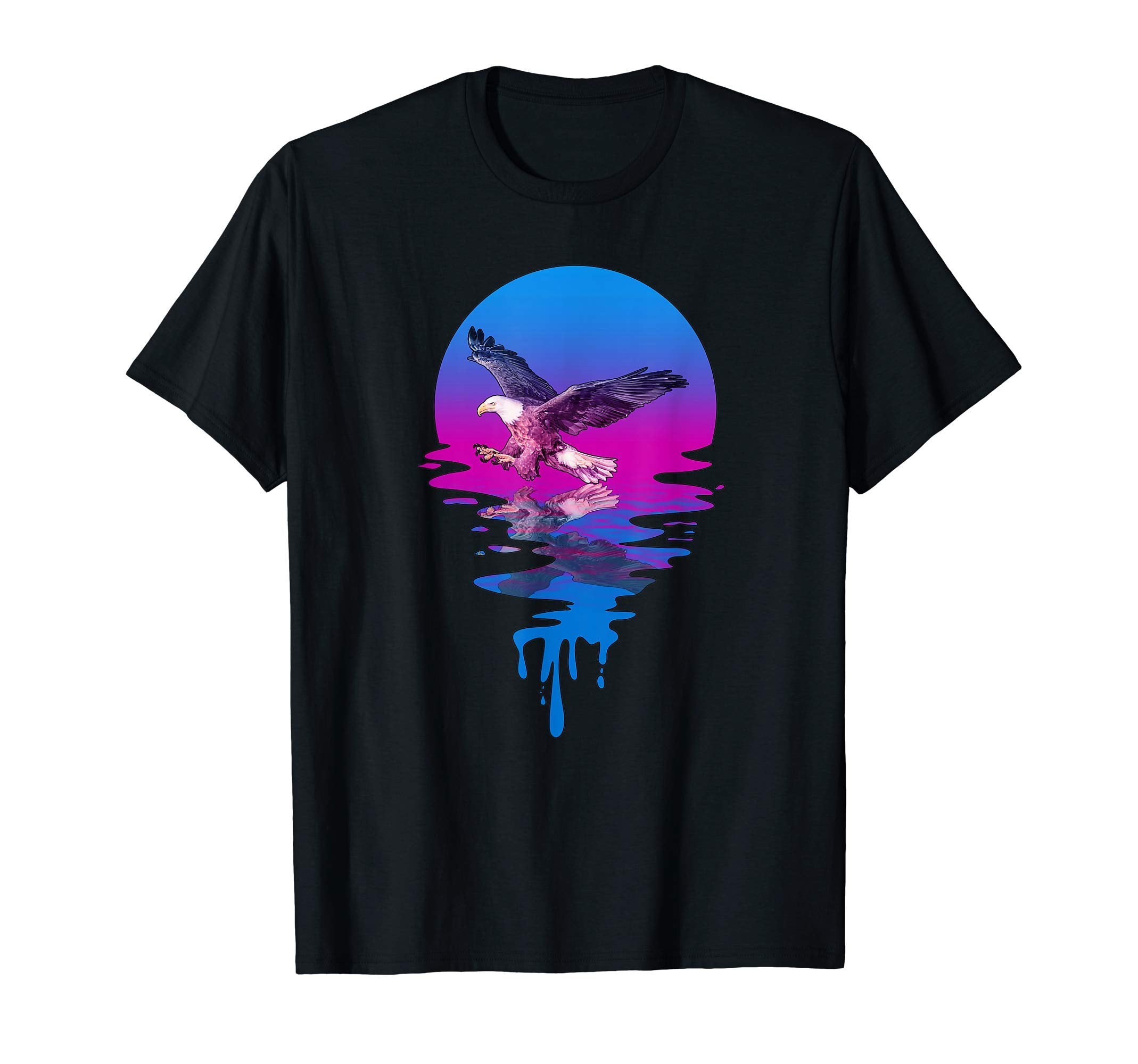 Sunset Hawk T-Shirt - Graphic Print for Adults - T-Shirt, Sweatshirt, Hoodie