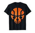 Basketball Ball Skull Basketball T-Shirt - Aesthetic Graphic Men Women - T-Shirt, Sweatshirt, Hoodie
