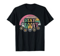 Stay Groovy Rainbow Flower Power T-Shirt - Graphic Print Unisex - T-Shirt, Sweatshirt, Hoodie