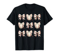 Baseball Coquette Bow Baseball Mom Mama T-Shirt - Trendy Graphic for Adults - T-Shirt, Sweatshirt, Hoodie