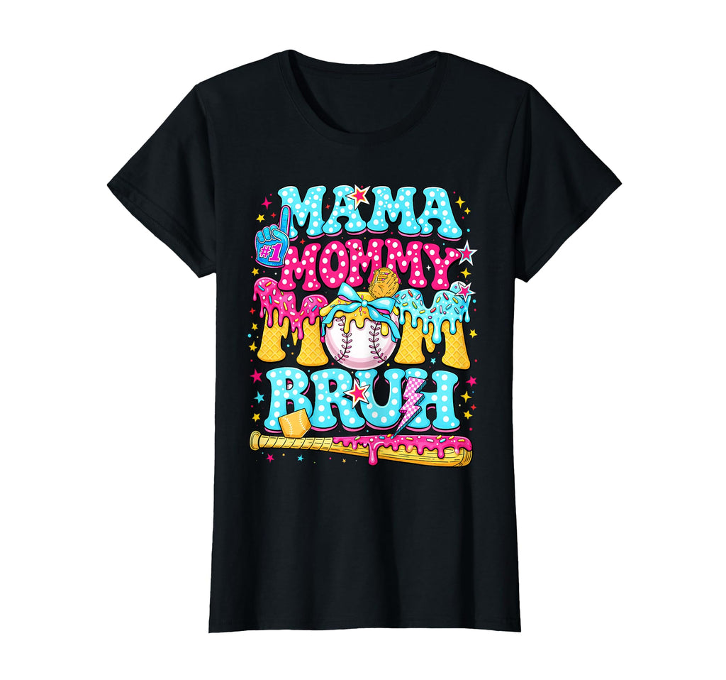 Baseball Mama Leopard Baseball Mom T-Shirt - Trendy Graphic Men Women - T-Shirt, Sweatshirt, Hoodie