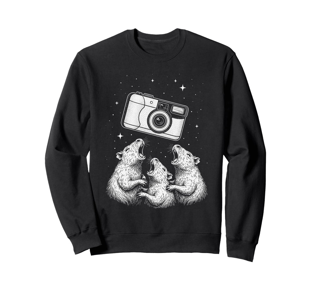 Camera Rat Astronomer Fantasy Sweatshirt - Casual Everyday Wear Unisex - T-Shirt, Sweatshirt, Hoodie