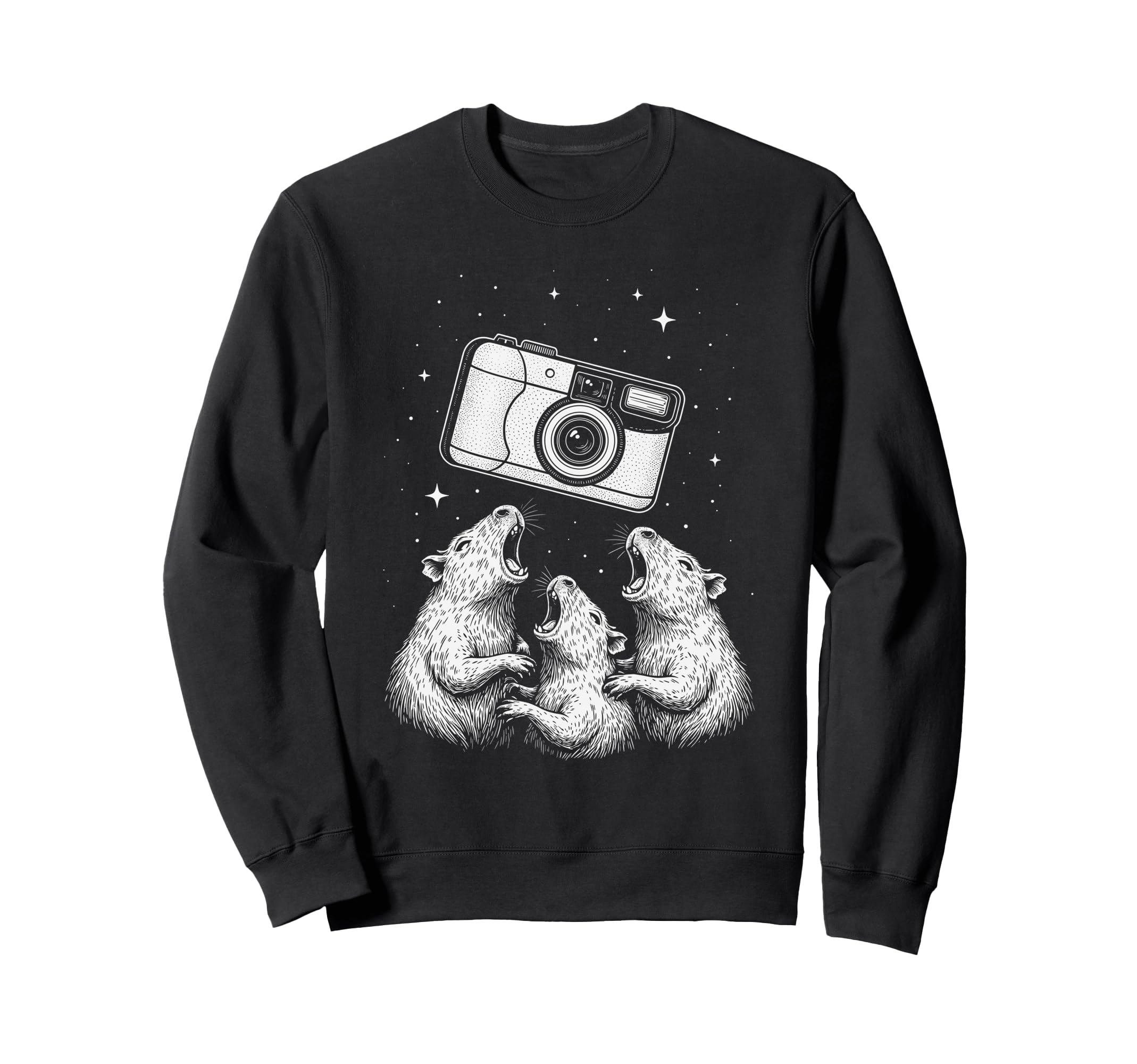 Camera Rat Astronomer Fantasy Sweatshirt - Casual Everyday Wear Unisex - T-Shirt, Sweatshirt, Hoodie