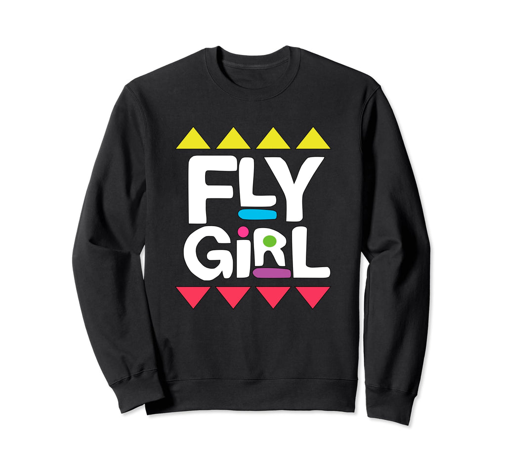 Fly 80S Hip Hop 90S Old School B Sweatshirt - Trendy Graphic Unisex - T-Shirt, Sweatshirt, Hoodie