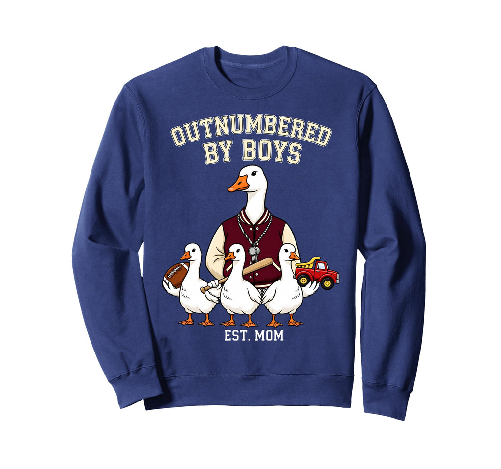 Funny Mom Goose Mothers Day Sweatshirt - Unique Graphic for Adults - T-Shirt, Sweatshirt, Hoodie