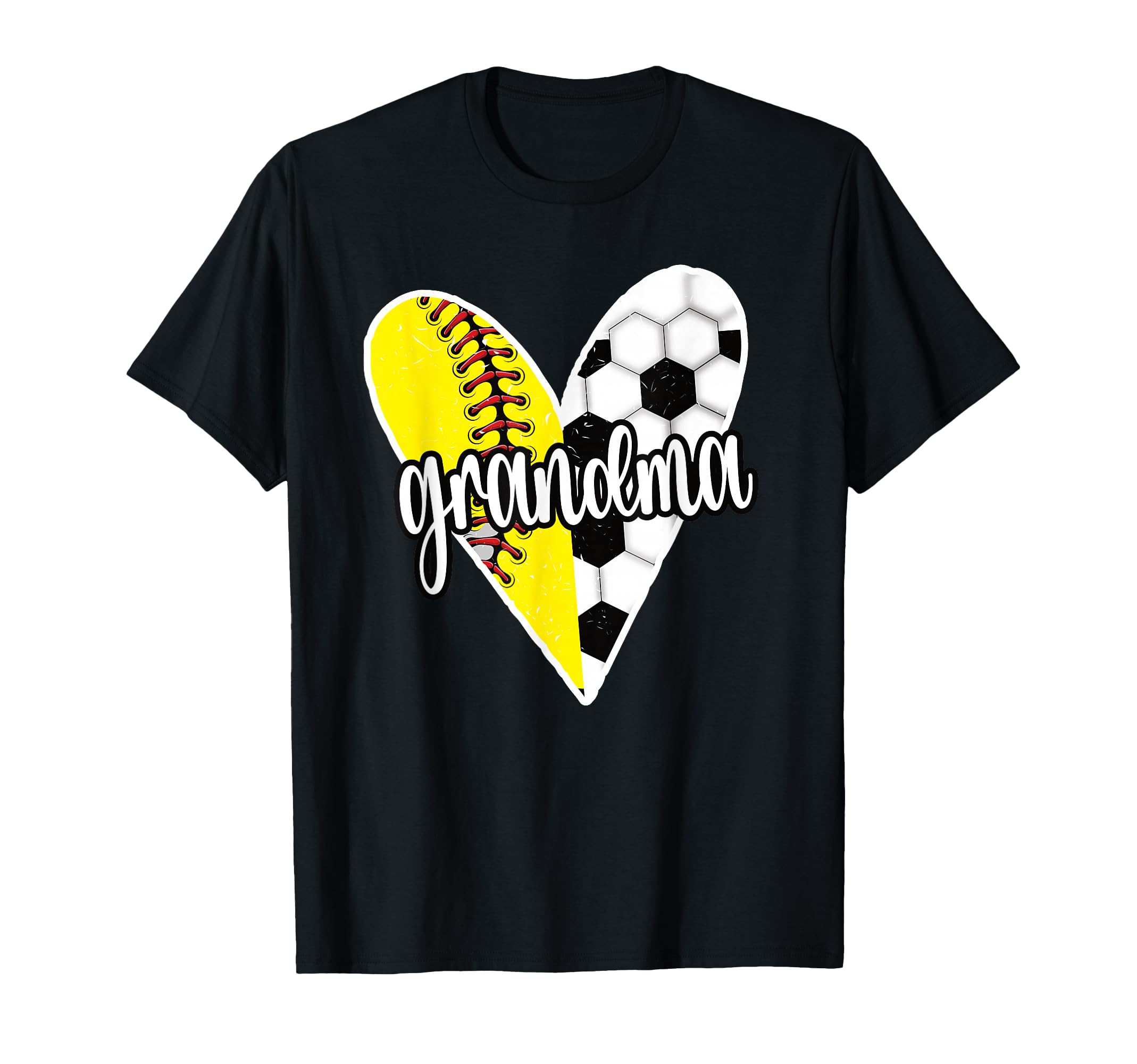 Baller Grandma Proud Softball Soccer T-Shirt - Unique Graphic Men Women - T-Shirt, Sweatshirt, Hoodie