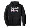 Baseball Mom Patriotic Us Flag Hoodie - Casual Everyday Wear for Adults - T-Shirt, Sweatshirt, Hoodie