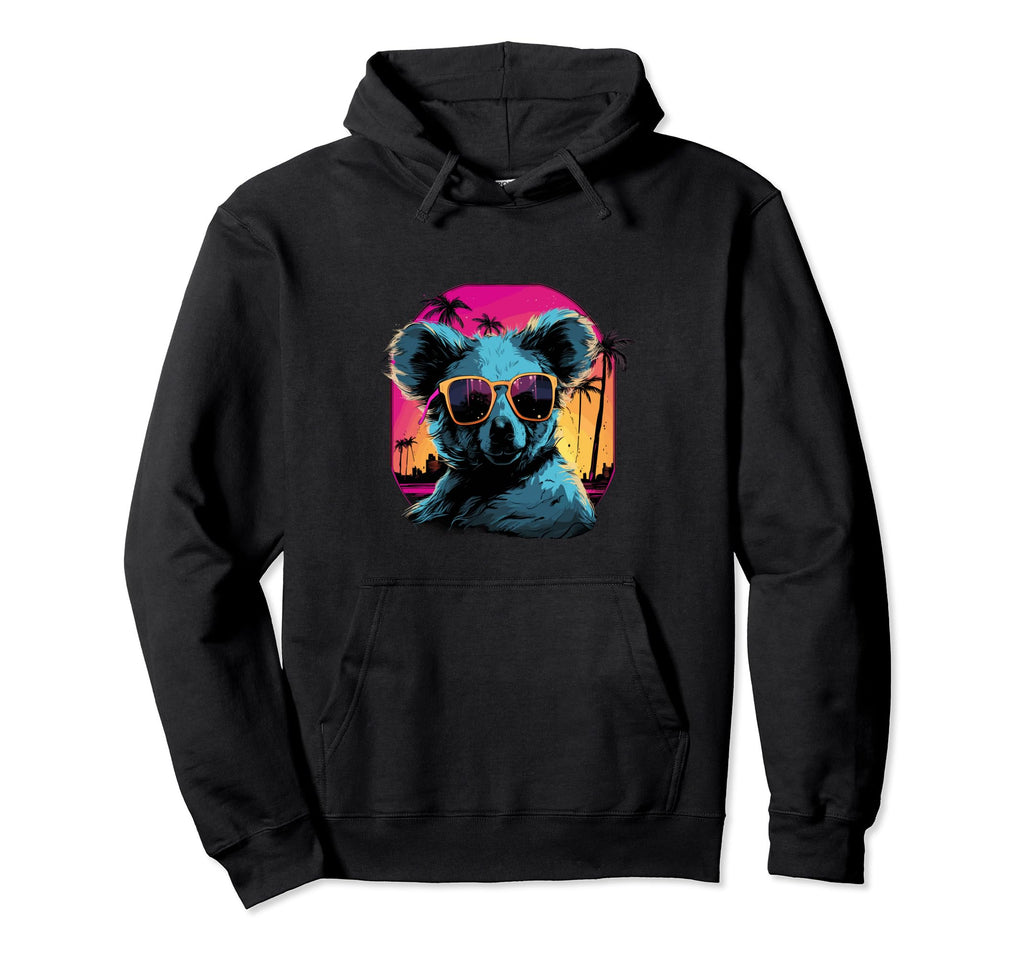 Funny Koalas Vaporwave Aesthetic Hoodie - Casual Everyday Wear for Adults - T-Shirt, Sweatshirt, Hoodie