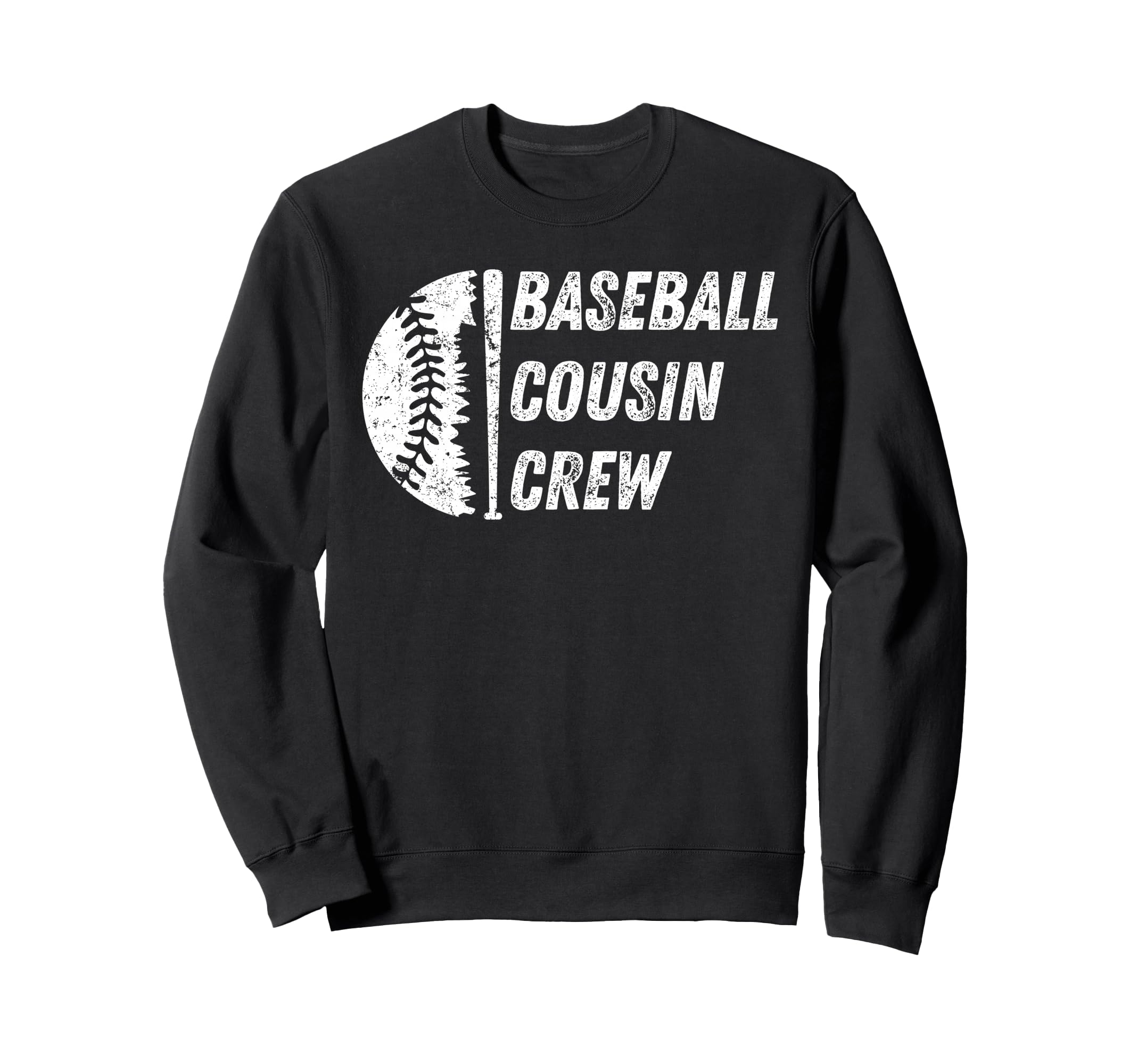 Baseball Cousin Crew Family Sweatshirt - Custom Art Print for Adults - T-Shirt, Sweatshirt, Hoodie