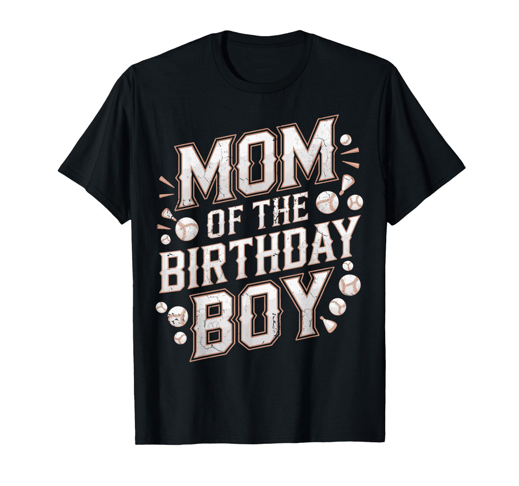 Funny Baseball Party Mother Mom T-Shirt - Minimalist Print for Adults - T-Shirt, Sweatshirt, Hoodie