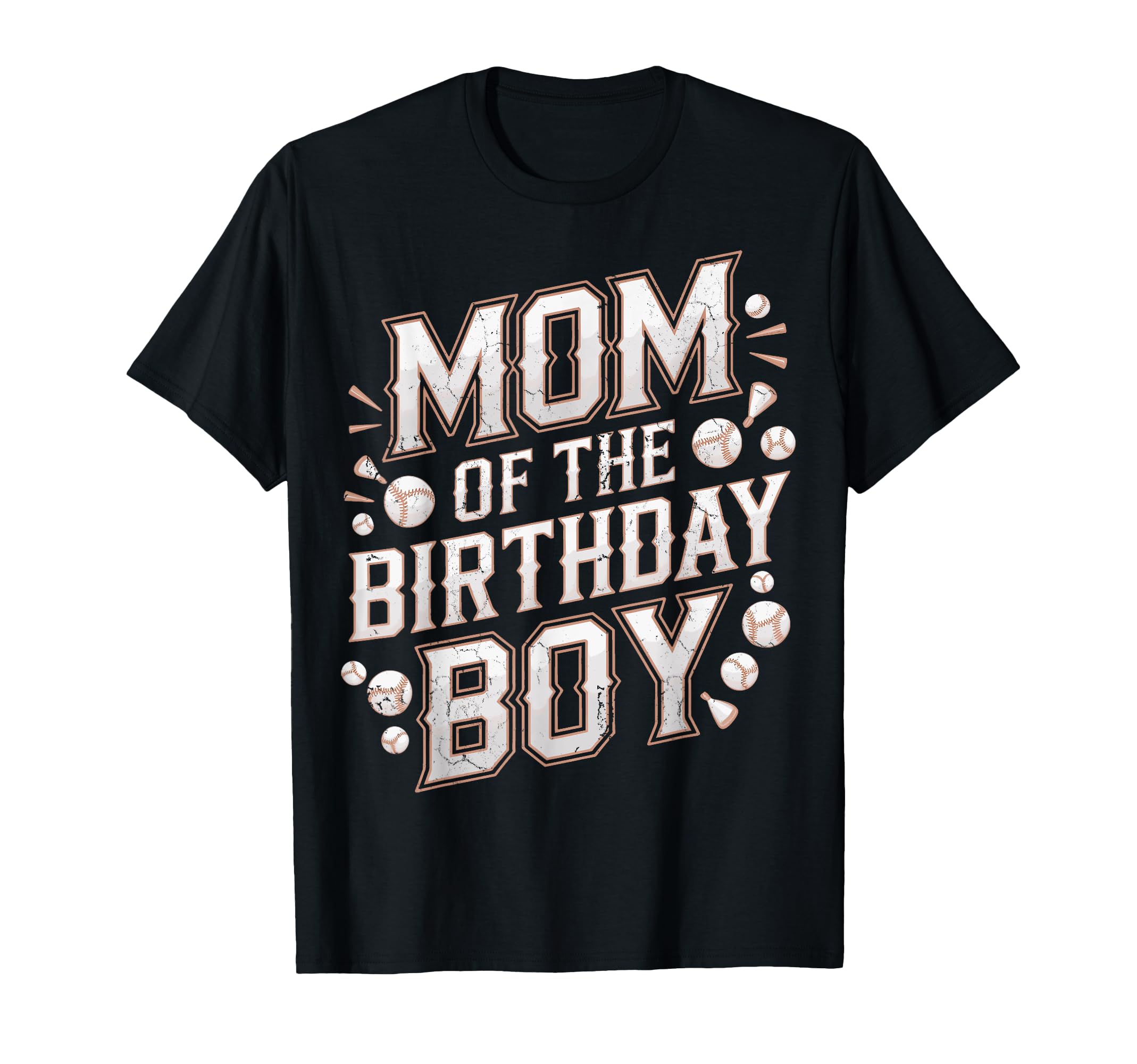 Funny Baseball Party Mother Mom T-Shirt - Minimalist Print for Adults - T-Shirt, Sweatshirt, Hoodie