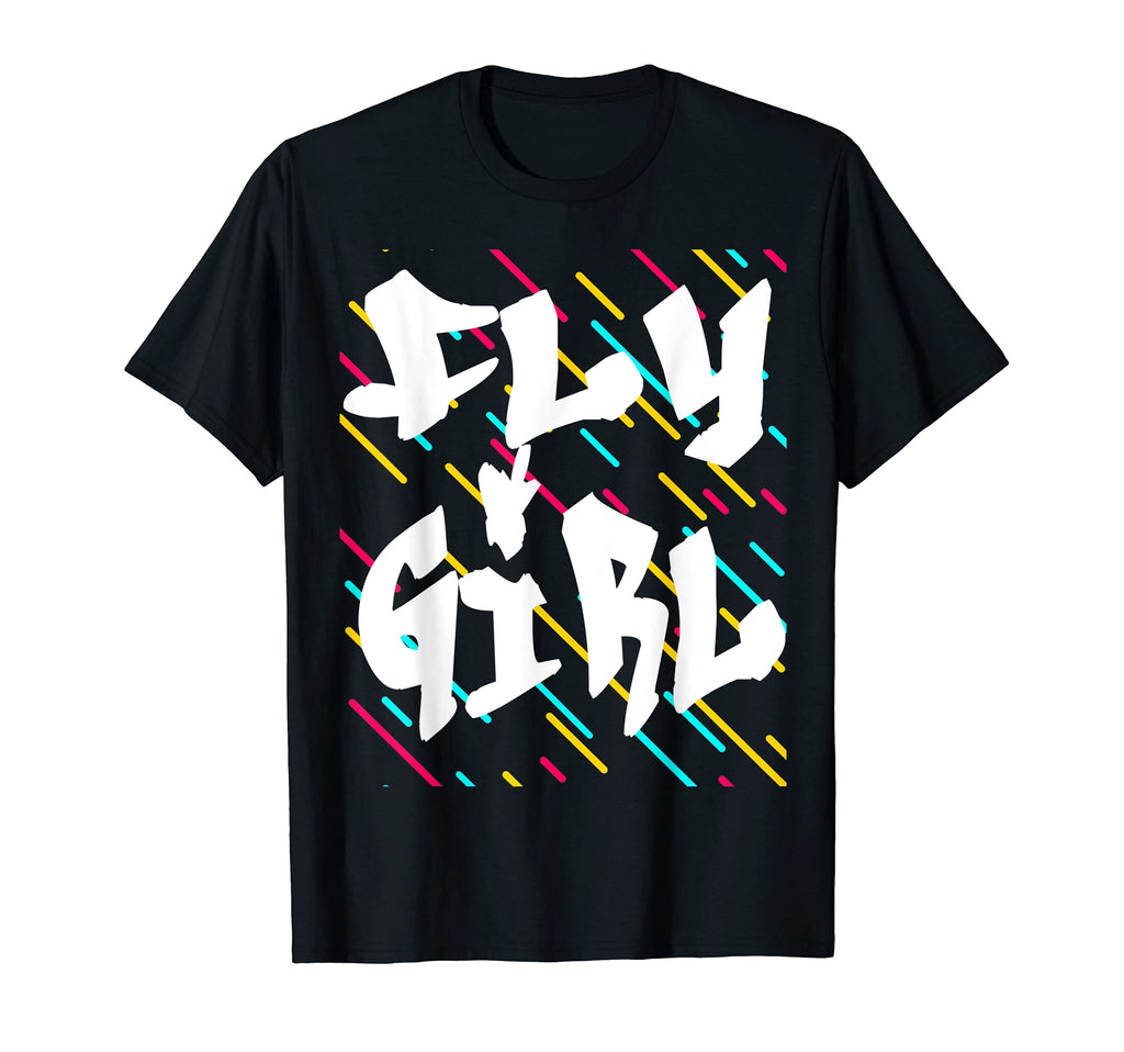 Fly 80S 90S B Old School Hip Hop T-Shirt - Fun Novelty Design for Adults - T-Shirt, Sweatshirt, Hoodie