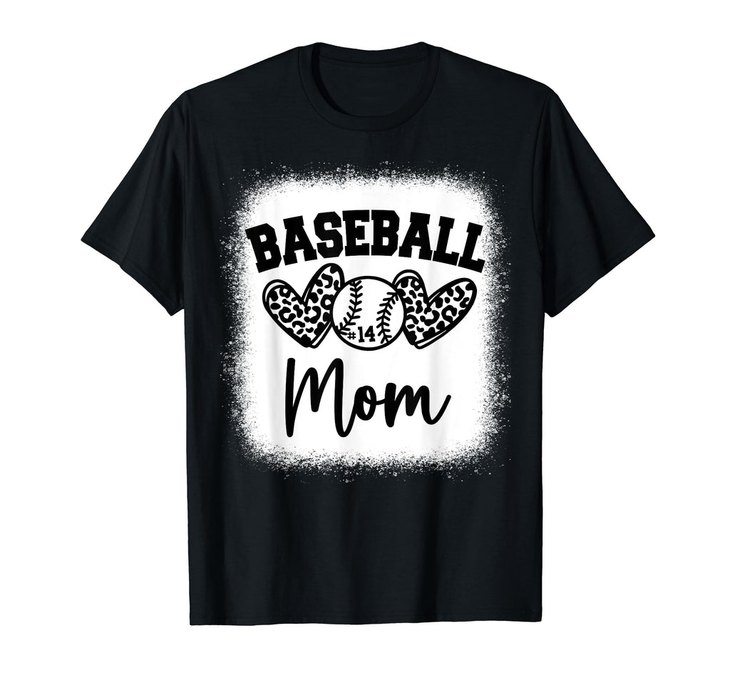 Womens Custom Baseball Mom Number 14 T-Shirt - Streetwear Style Unisex - T-Shirt, Sweatshirt, Hoodie