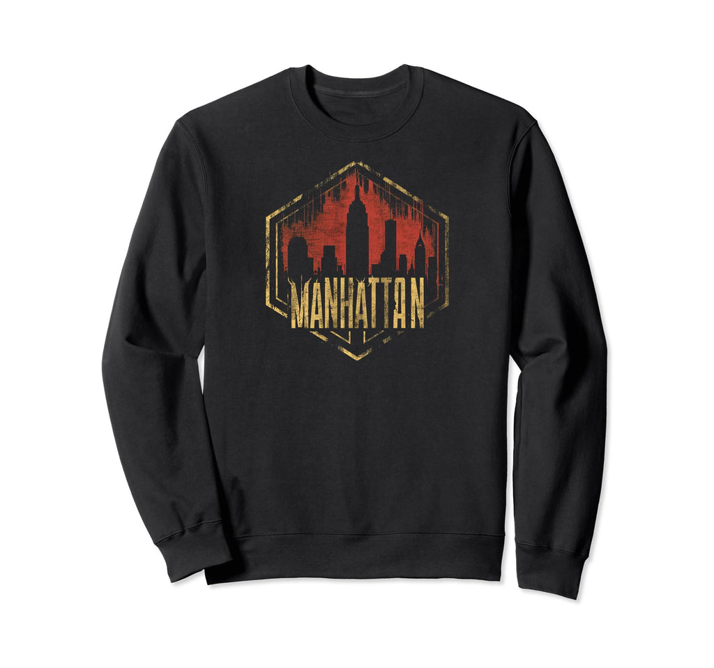 Manhattan Grit 90S Grunge Urbandecay Sweatshirt - Trendy Graphic Unisex - T-Shirt, Sweatshirt, Hoodie