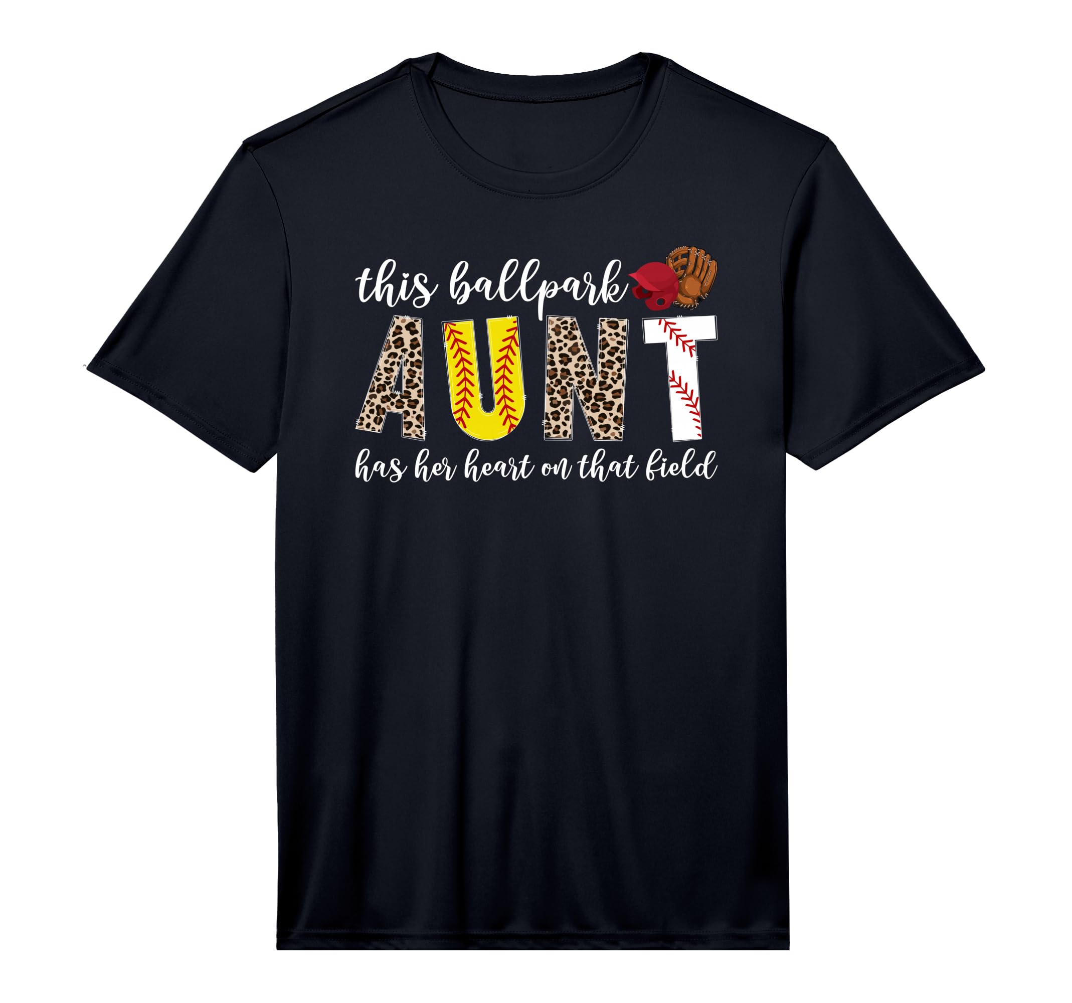 Mens Ballpark Aunt Proud Baseball T-Shirt - Fun Novelty Design Unisex - T-Shirt, Sweatshirt, Hoodie