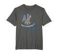 Louisiana Flag State Map Distressed T-Shirt - Minimalist Print for Adults - T-Shirt, Sweatshirt, Hoodie