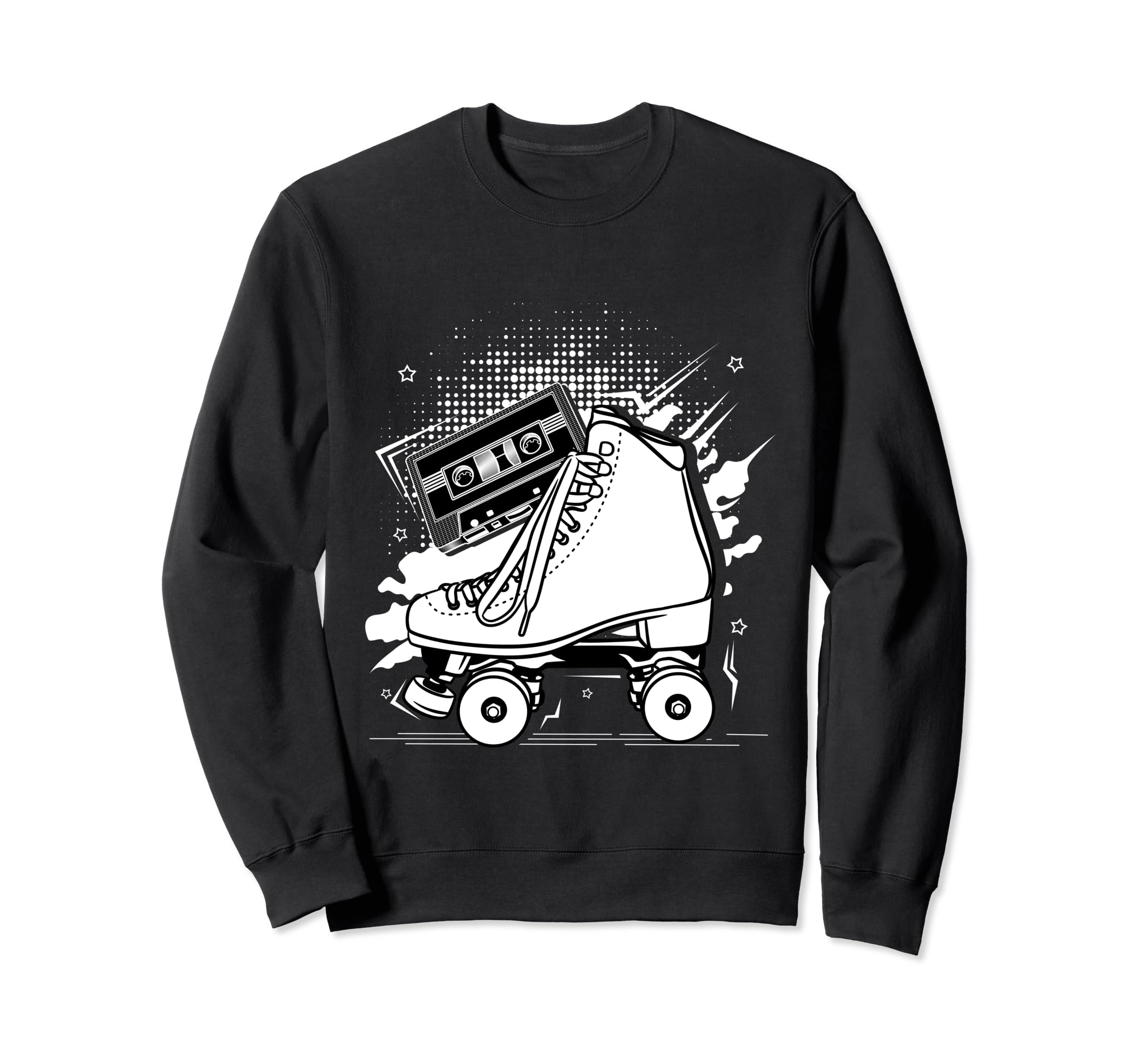 Roller Skates Fun Skating Sweatshirt - Minimalist Print for Adults - T-Shirt, Sweatshirt, Hoodie