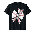 Baseball Coquette Bow Butterfly T-Shirt - Casual Everyday Wear Men Women - T-Shirt, Sweatshirt, Hoodie