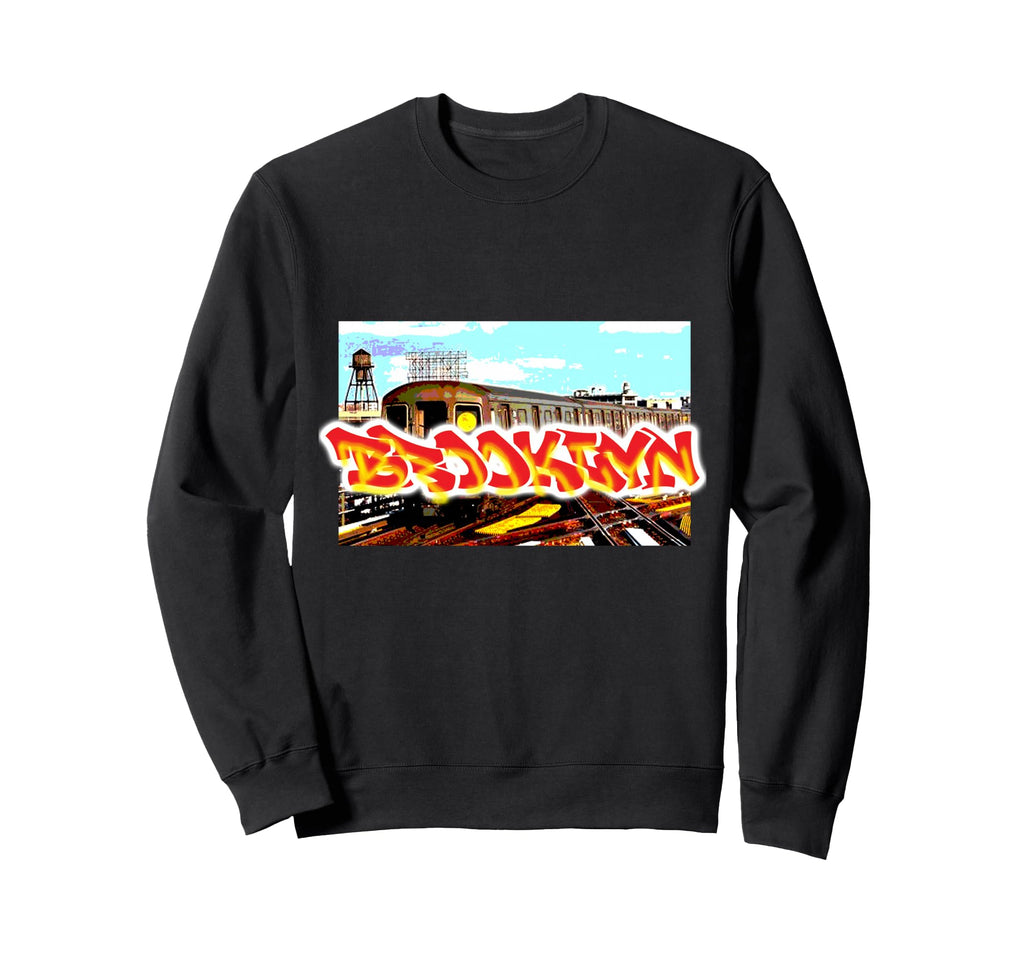 Brooklyn New York Hip Hop Nyc Old Sweatshirt - Aesthetic Graphic Unisex - T-Shirt, Sweatshirt, Hoodie