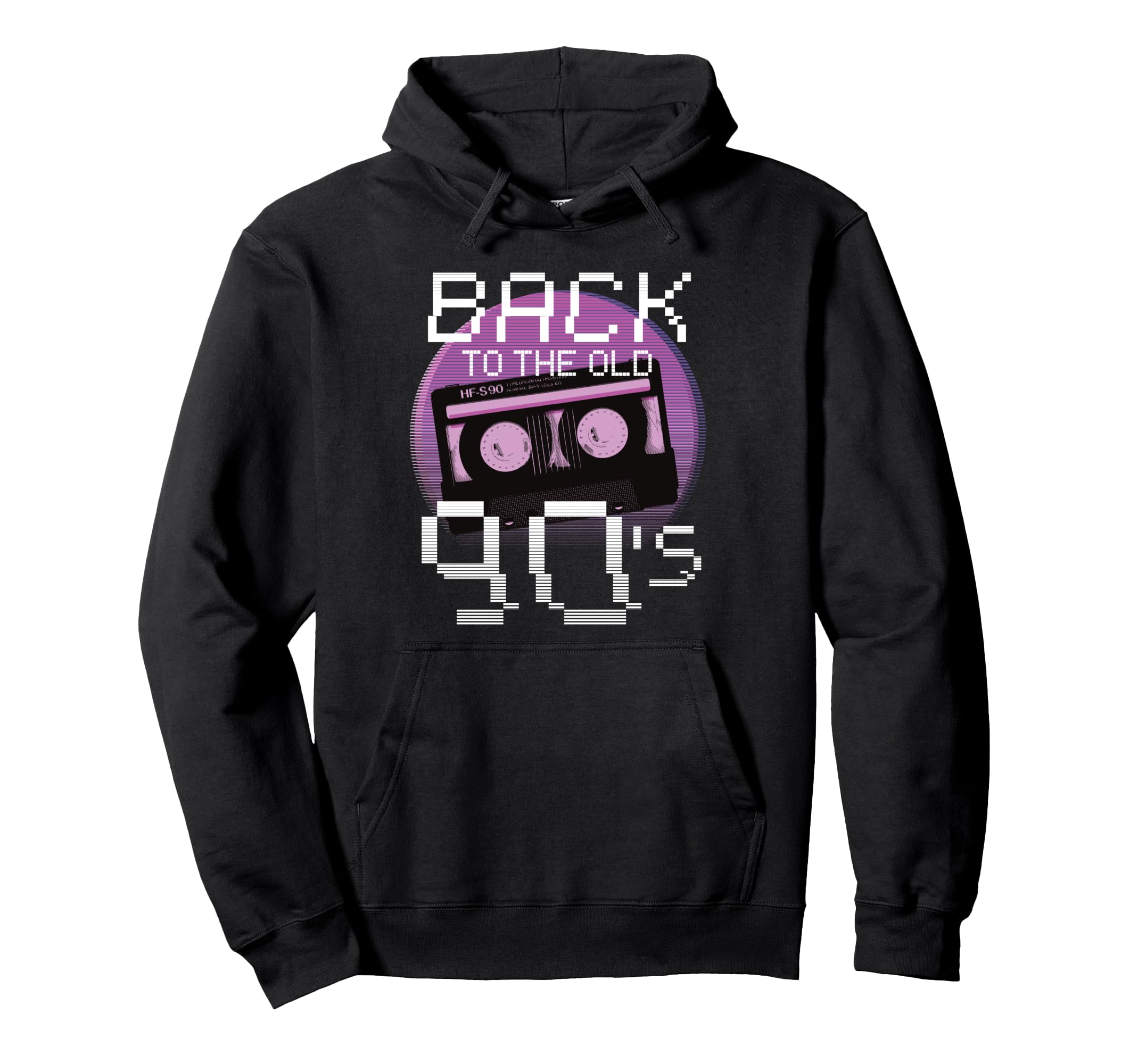 Back To Old 90S Cassette Tape Hoodie - Casual Everyday Wear Men Women - T-Shirt, Sweatshirt, Hoodie