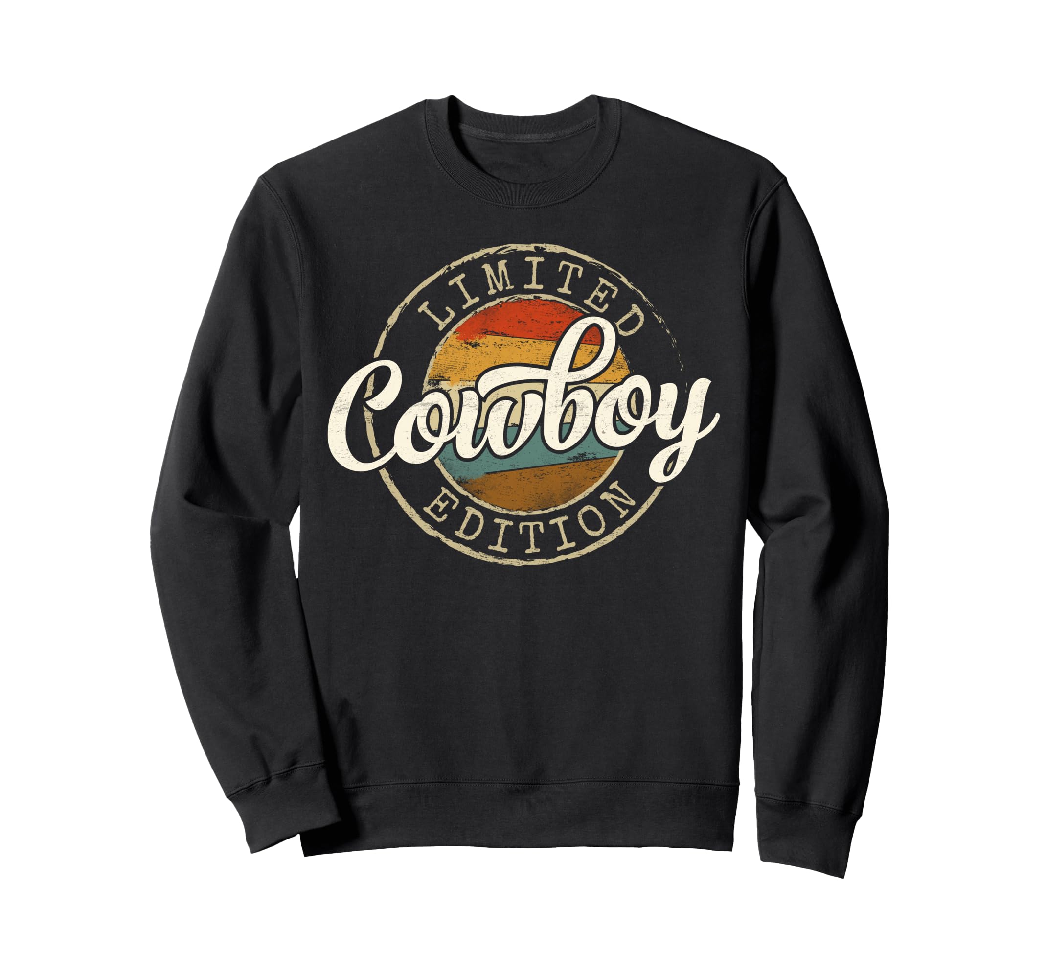 Cowboy Stamp Western Rancher Sweatshirt - Novelty Apparel Men Women - T-Shirt, Sweatshirt, Hoodie