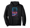 Retrowave Palm Tree 1980S Synthwave Hoodie - Trendy Graphic for Adults - T-Shirt, Sweatshirt, Hoodie