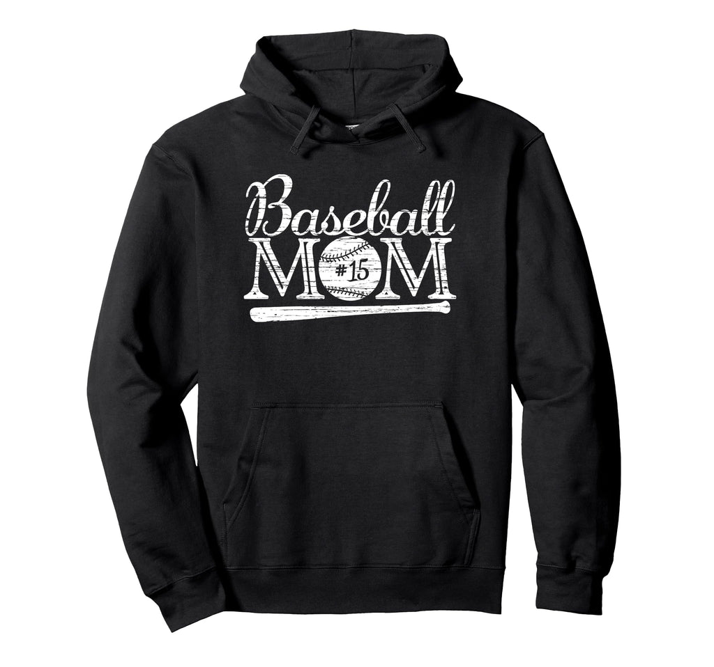 Baseball 15 Jersey Mom Favorite Player Hoodie - Custom Art Print Men Women - T-Shirt, Sweatshirt, Hoodie