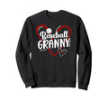 Baseball Granny Heart Granny Sweatshirt - Unique Graphic for Adults - T-Shirt, Sweatshirt, Hoodie