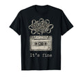 Its Fine Cassette Tape Tangled Music T-Shirt - Streetwear Style Unisex - T-Shirt, Sweatshirt, Hoodie