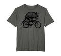 Armadillo Riding Bicycle Cycling T-Shirt - Custom Art Print Men Women - T-Shirt, Sweatshirt, Hoodie