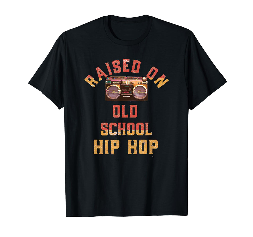 Boombox Ghetto Blaster Raised Old T-Shirt - Fun Novelty Design for Adults - T-Shirt, Sweatshirt, Hoodie