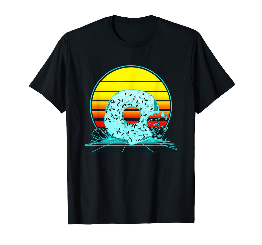 Sunset Donuts T-Shirt - Novelty Apparel for Adults - T-Shirt, Sweatshirt, Hoodie