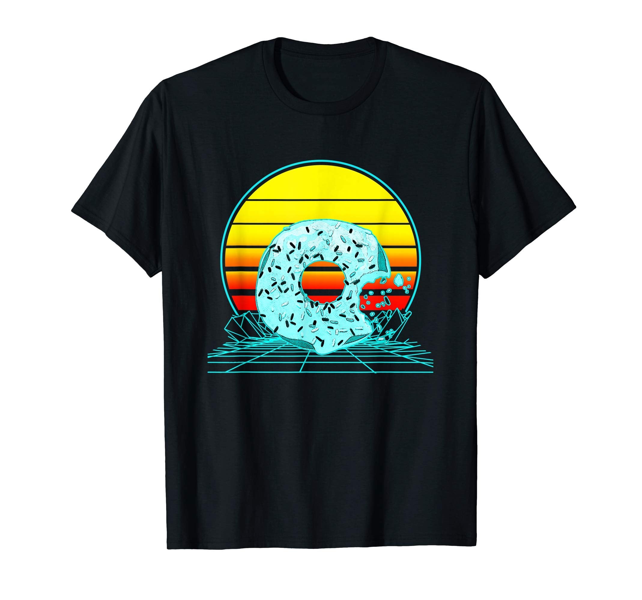 Sunset Donuts T-Shirt - Novelty Apparel for Adults - T-Shirt, Sweatshirt, Hoodie