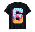Number 6 Ice Cream Drip Matching T-Shirt - Unique Graphic Men Women - T-Shirt, Sweatshirt, Hoodie
