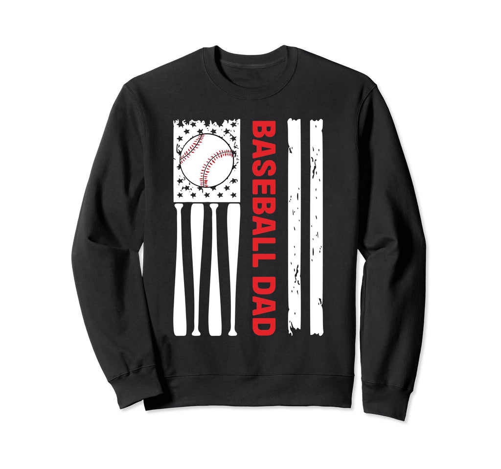 Funny Fathers Day 4Th July Baseball Sweatshirt - Graphic Print for Adults - T-Shirt, Sweatshirt, Hoodie